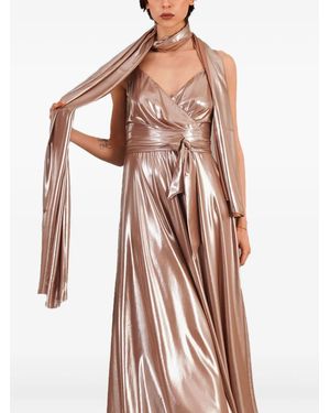 LE_RJTANGE® Draped Scarf - Metallic
