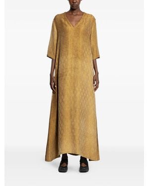 Uma Wang Apostle Long Dress - Metallic
