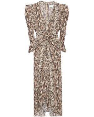 Isabel Marant Mini Dress With Luxurious Blend For - Natural