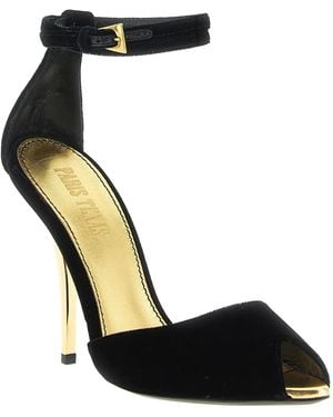 Paris Texas 105Mm Jessica Ankle-Strap Sandals - Black
