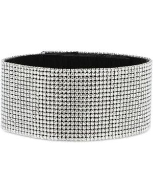 Dolce & Gabbana Kim Dolce&Gabbana Crystal-Embellished Choker - Grey