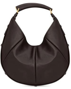 Saint Laurent Mittelgroße Mombasa Schultertasche - Schwarz