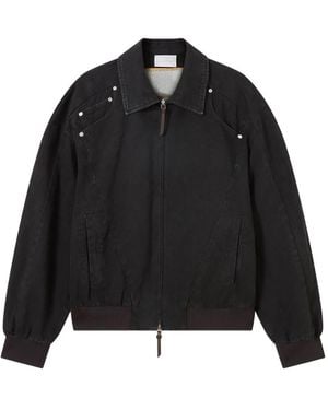 Stella McCartney Patchwork Denim Jacket - Black