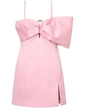 Marc Jacobs Bow-Embellished Mini Dress - Pink