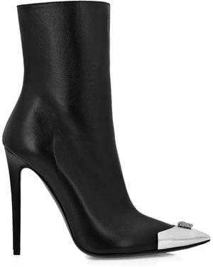 Philipp Plein Botines De Piel - Negro