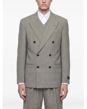Hed Mayner Double-Breasted Blazer - Grey