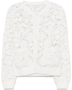 P.A.R.O.S.H. Copper Cardigan - White