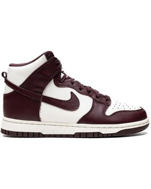 Nike Dunk High "Burgundy Crush" Trainers - Brown