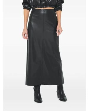 JBQ Daphne Side-Slit Maxi Skirt - Black