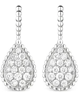 Boucheron Serpent Bohème Sleepers ダイヤモンド ピアス 18kホワイトゴールド