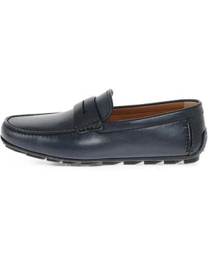ZEGNA Leather Loafers - Blue