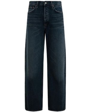 Agolde Belt-Loop Cotton Jeans - Blue