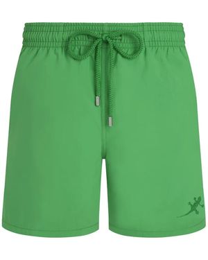 Vilebrequin Mosaic Lizard Swim Shorts - Green