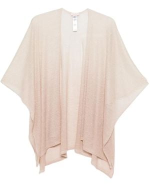 Liu Jo Textured Poncho - Natural