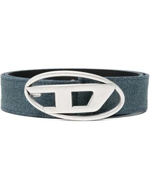 DIESEL B-1Dr Oval D Belt - Blue