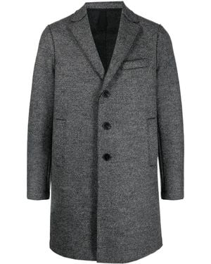 Harris Wharf London ヘリンボーン シングルコート - グレー