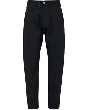 Junya Watanabe Five-Pockets Wool Trousers - Black