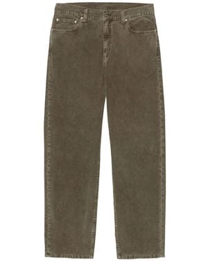 Carhartt Straight Corduroy Trousers - Green