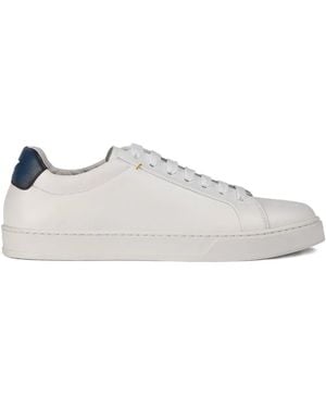 Doucal's レースアップ レザースニーカー - ホワイト