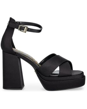 Buffalo May Cross Platform Sandals - Black
