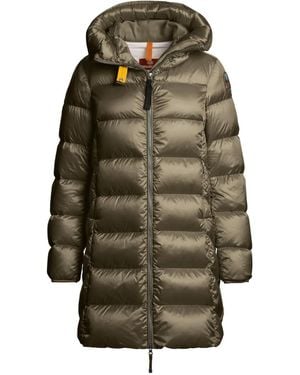 Parajumpers Marion Hooded Quilted Coat - Green