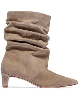 Bernardo Etta Pointed-Toe Ankle Boots - Natural