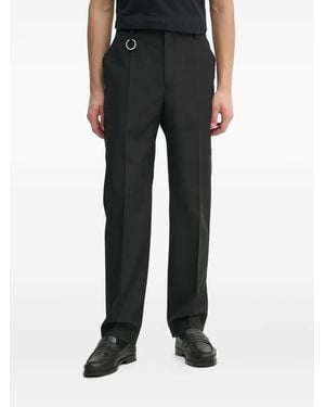 Etudes Studio Ring-Detail Tailored Trousers - Black