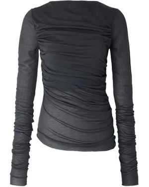Soeur Pull Drapé Gaia À Col Bateau - Blue