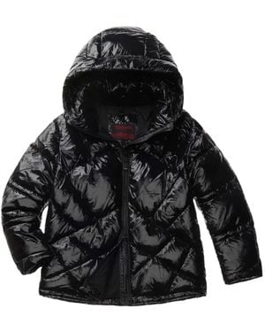 Blauer Lowney Hooded Quilted Jacket - Black