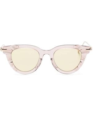 Megane and Me Tess Cat-Eye Frame Sunglasses - Natural