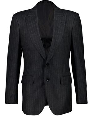 Tom Ford Pinstripe Single-Breasted Blazer - Black