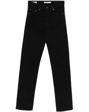 Levi's Jeans 724 High Rise Straight Midnight Gaze - Black