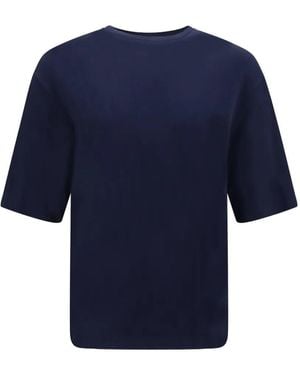 Loro Piana Tremezzo Cotton T-Shirt - Blue