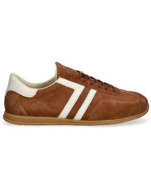 GANT Stripe Suede Trainers - Brown