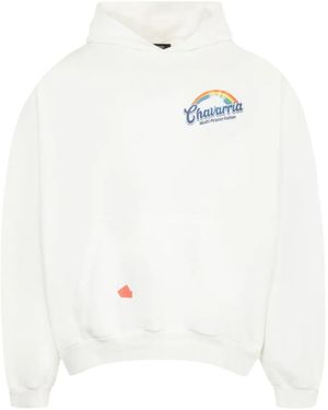 Willy Chavarria Clean & Fresh Willy Hooligan Hoodie - White