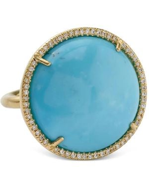 Irene Neuwirth Cassic And Diamond Ring - Blue