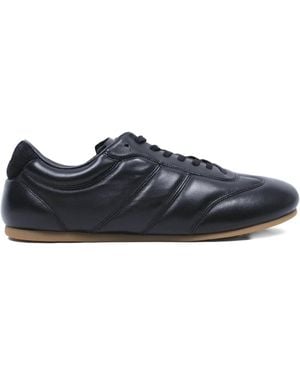 Lemaire Panelled Leather Trainers - Blue