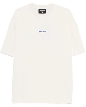 WRSTBHVR Garm V5 Round-Neck T-Shirt - White