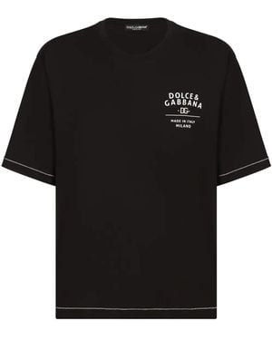 Dolce & Gabbana ロゴ Tシャツ - ブラック