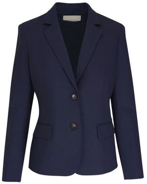 Lafayette 148 New York Einreihiges Sakko - Blau