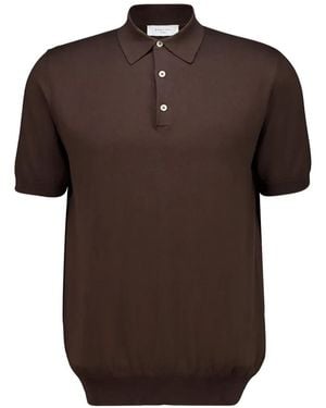 Boglioli Regular-Fit Polo - Brown