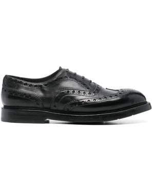 Premiata Leather Oxford Shoes - Black