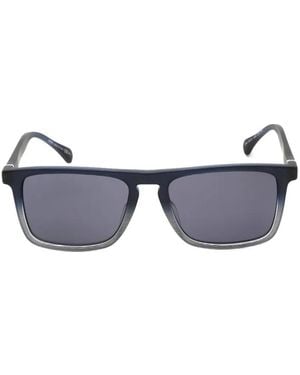 BOSS Rectangle-Frame Sunglasses - Blue