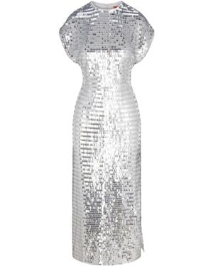 Simon Miller Argan Sequin-Embellished Dress - Gray