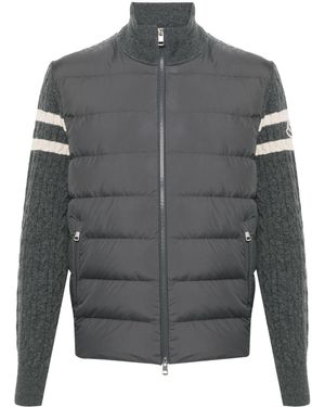Moncler Coats - Grey