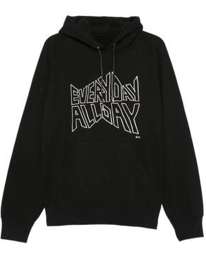 Sacai X Geoff Mcfetridge Print Hoodie - Black