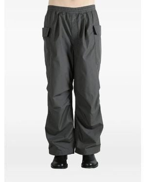 Nanamica Pantalones Cargo Con Cintura Elástica - Gris