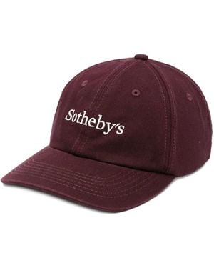 FRAME Gorra con bordado de x Sotheby's - Rojo