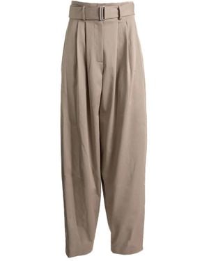 Magda Butrym Belted Trousers - Grey