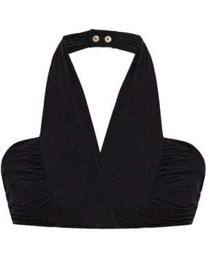Balmain Top Bikini - Nero
